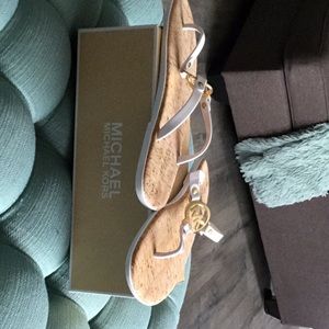 White Michael kors sandals